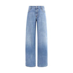 Ermanno Scervino Wide leg Jeans ER-D477P367GKW94037-IT40 | M