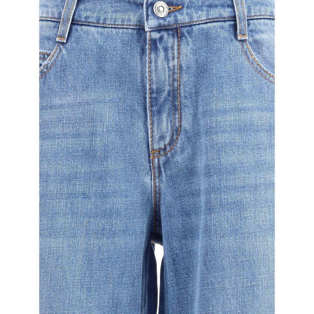Ermanno Scervino Wide leg Jeans ER-D477P367GKW94037-IT40 | M
