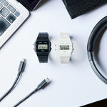 CASIO VINTAGE Mod. F-91 BIO RESIN STRAP - GUN F-91WB-1AEF