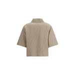 Fendi Chambray cropped Jacket FE-FLF790ASMFF1SAZ-IT40 | M