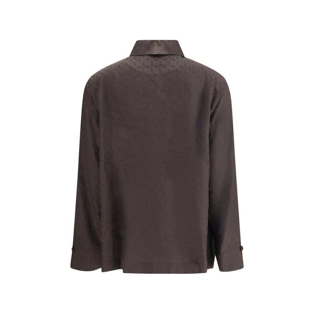 Fendi Silk jacquard Shirt FE-FS8287AUQGF1T6H-IT40 | M