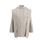 Fendi Wool Coat with removable hood FE-FJ7587A5HDF1MYZ-IT38 | S