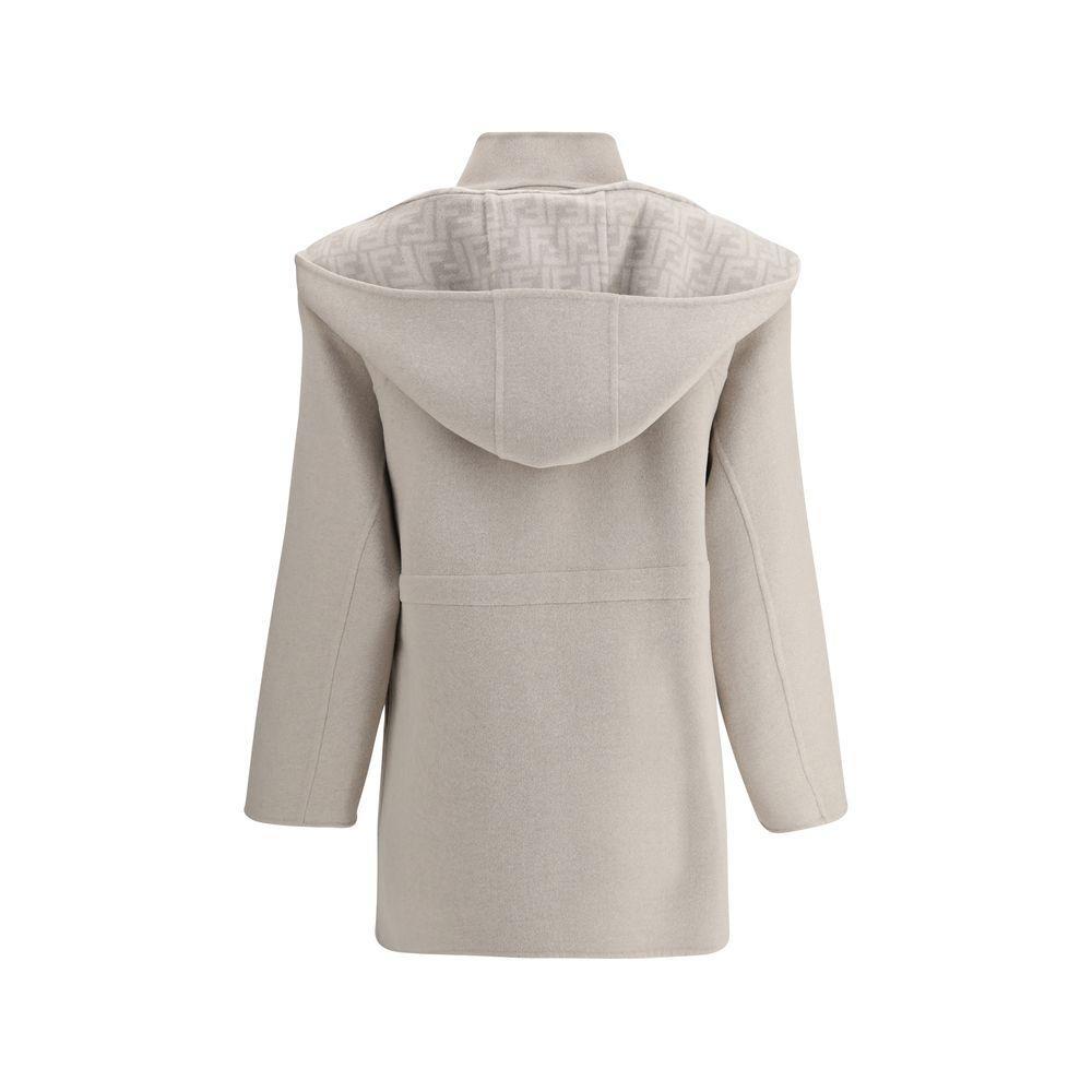 Fendi Wool Coat with removable hood FE-FJ7587A5HDF1MYZ-IT38 | S