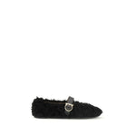 Ferragamo Gancini-embellished Ballerinas FE-787502001-EU35.5/US5.5