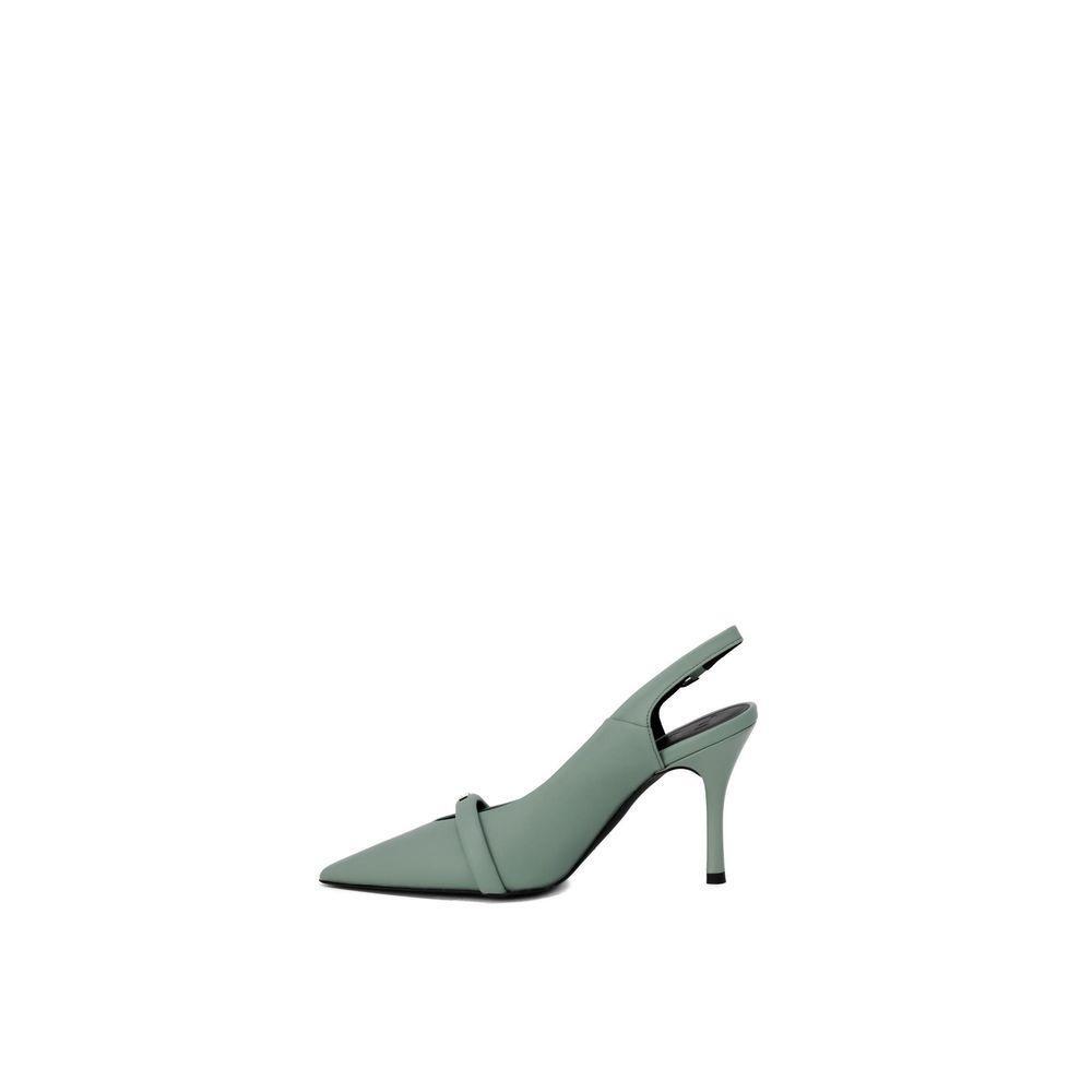Furla Green Leather High Heel FU-14180102482-EU36/US6