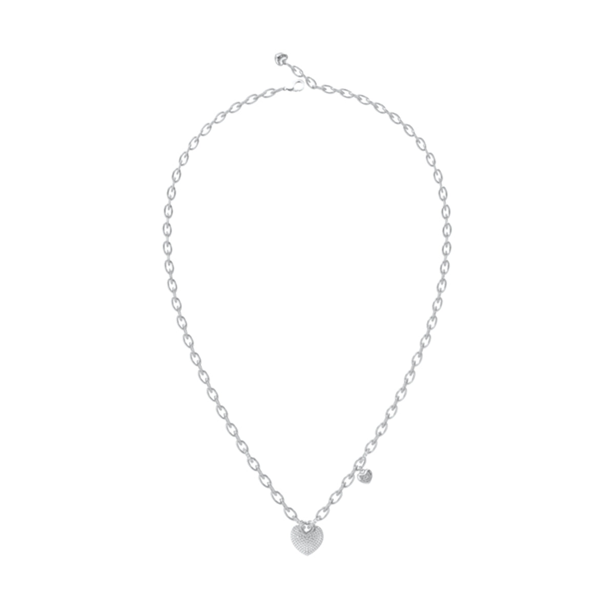 GUESS JEWELS JEWELRY Mod. JUBN05212JWRHT-U necklace with heart pendant.