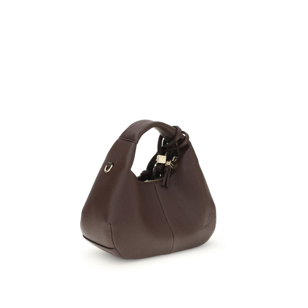 Ganni HOBO MINI GRAINED GAA7102979BB