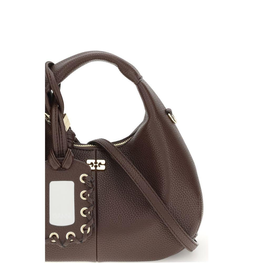 Ganni HOBO MINI GRAINED GAA7102979BB