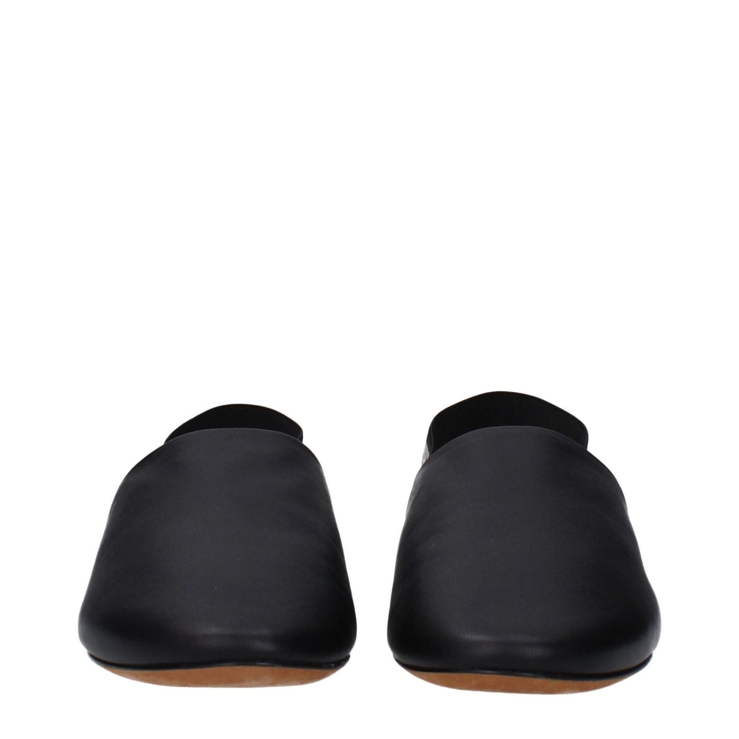 Givenchy Black Leather Slides GI-9474460156169-EU35/US5