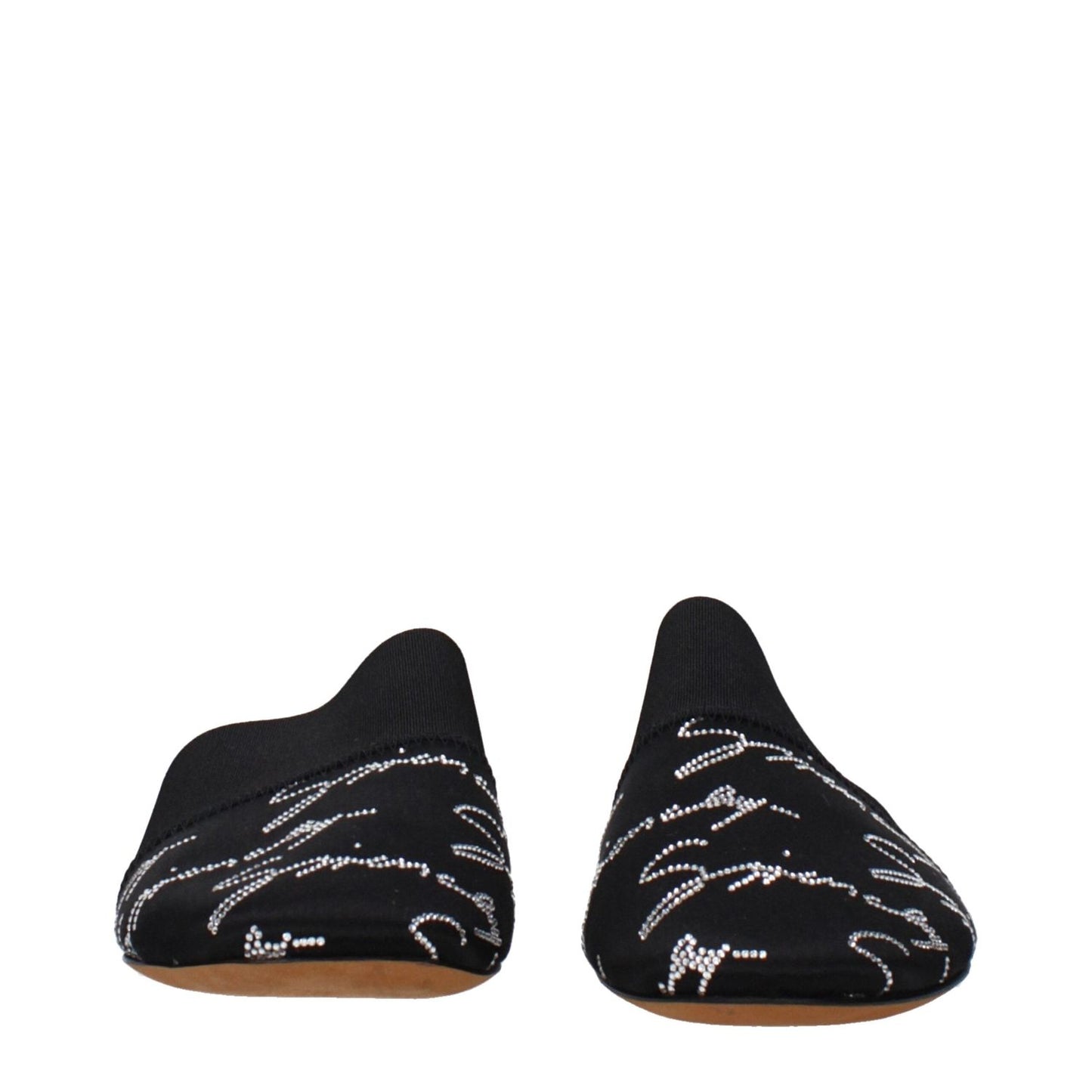 Givenchy Black Satin Slippers Sandals GI-9474436366601-EU35/US5