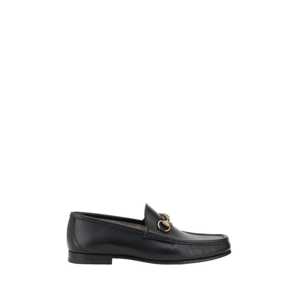 Gucci Leather Loafers GU-307929BLM001000-EU39.5/US6.5