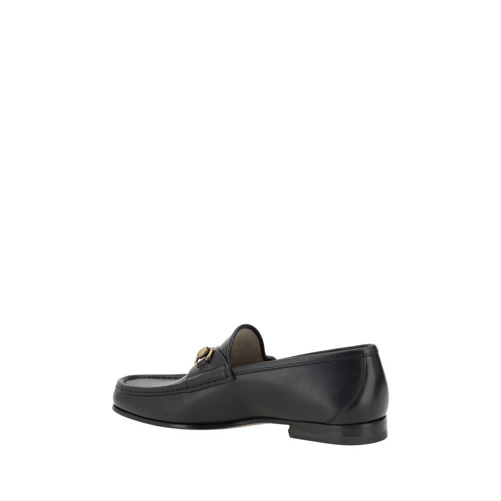 Gucci Leather Loafers GU-307929BLM001000-EU39.5/US6.5