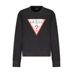 Guess Jeans Black Cotton Women Sweater GU-39651-XL
