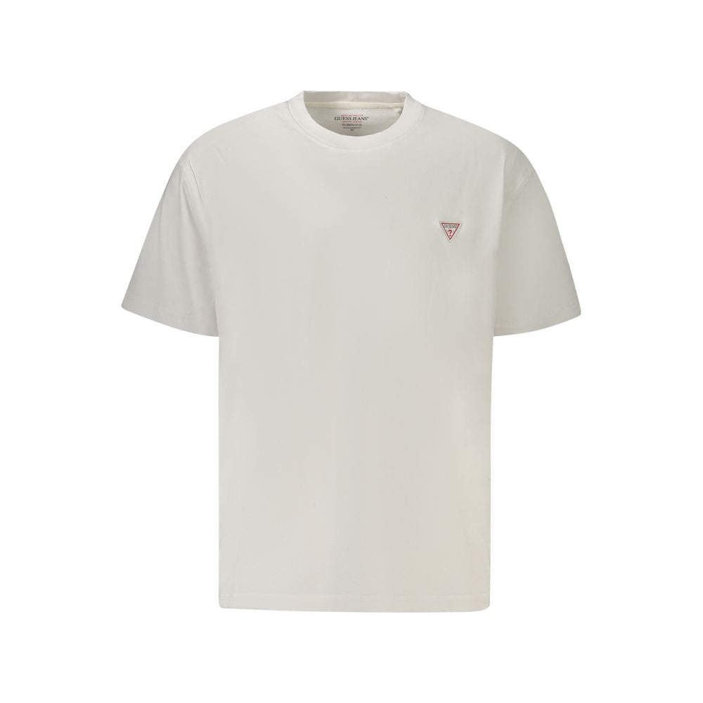 Guess Jeans White Cotton Men T-Shirt GU-39212-L