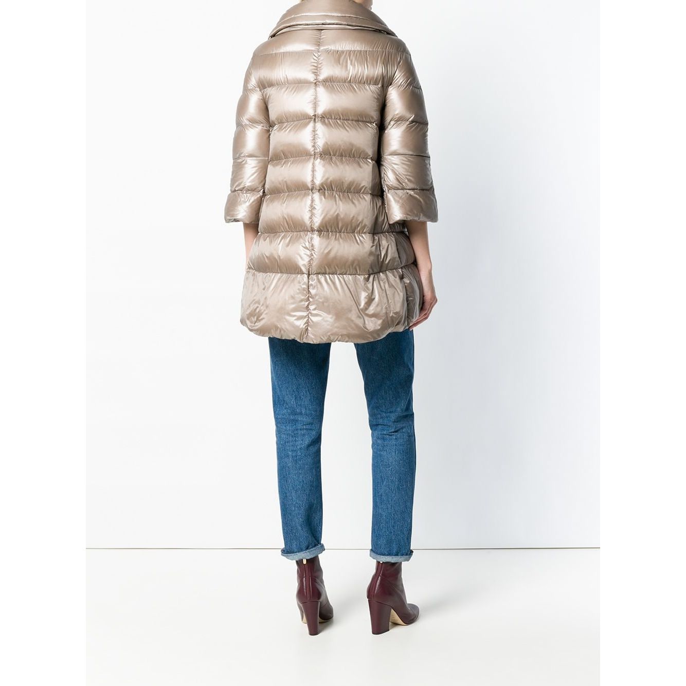 Herno Coats Dove Grey Jackets