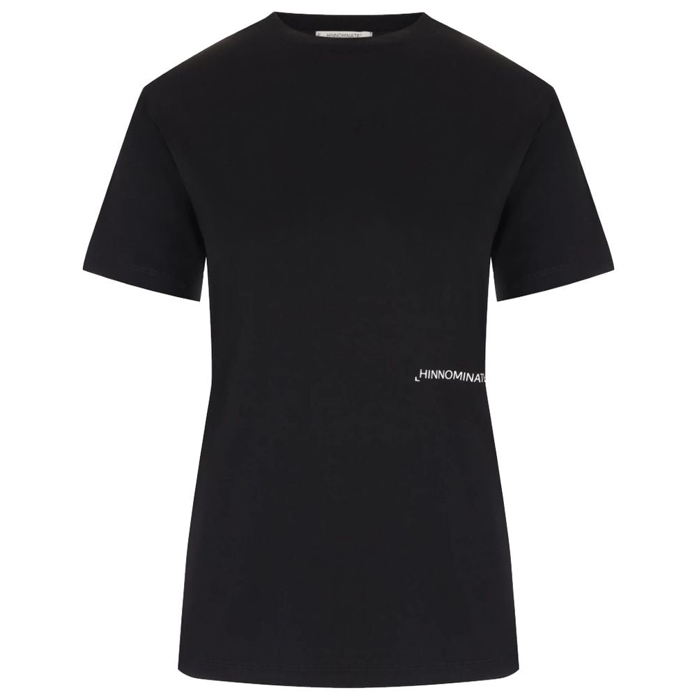 Hinnominate Black Cotton Tops & T-Shirt HI-15560-XS