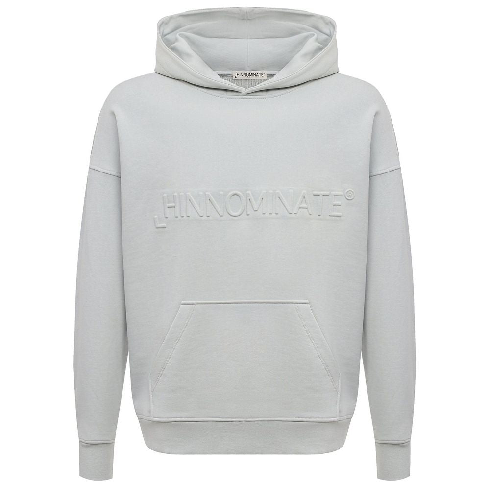 Hinnominate Gray Cotton Sweater HI-15590-M