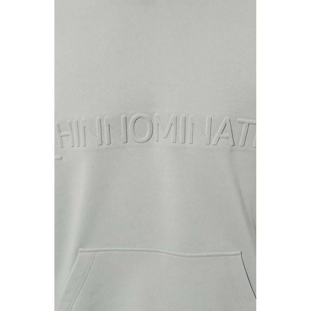 Hinnominate Gray Cotton Sweater HI-15590-M