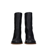 Jacquemus Black Leather Ankle Boots JA-8547450978569-EU36/US6