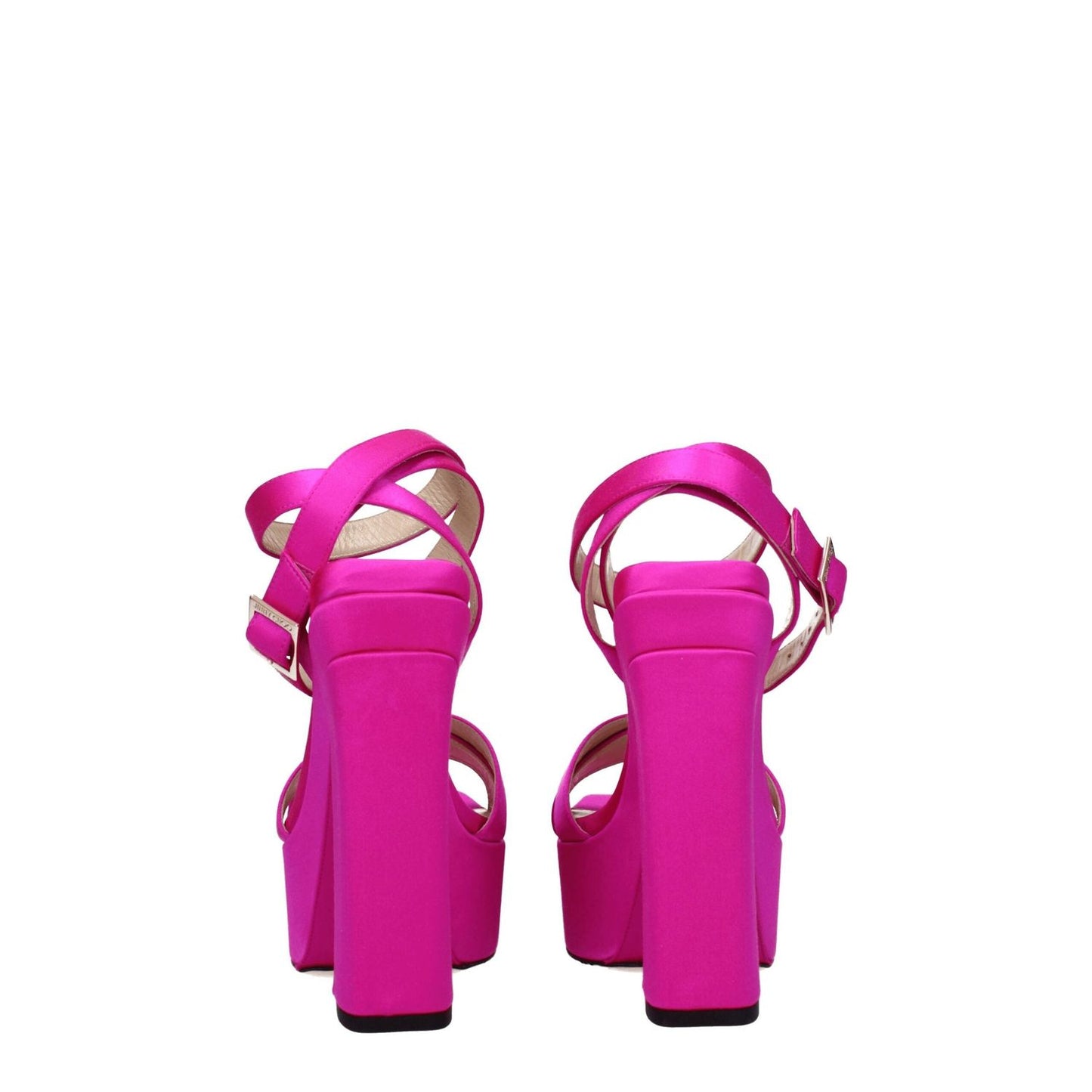 Jimmy Choo Pink Satin Platforms JI-8547462086921-EU36/US6