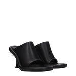 Jw Anderson Black Leather Stiletto Heels Sandals JW-8547362898185-EU40/US10