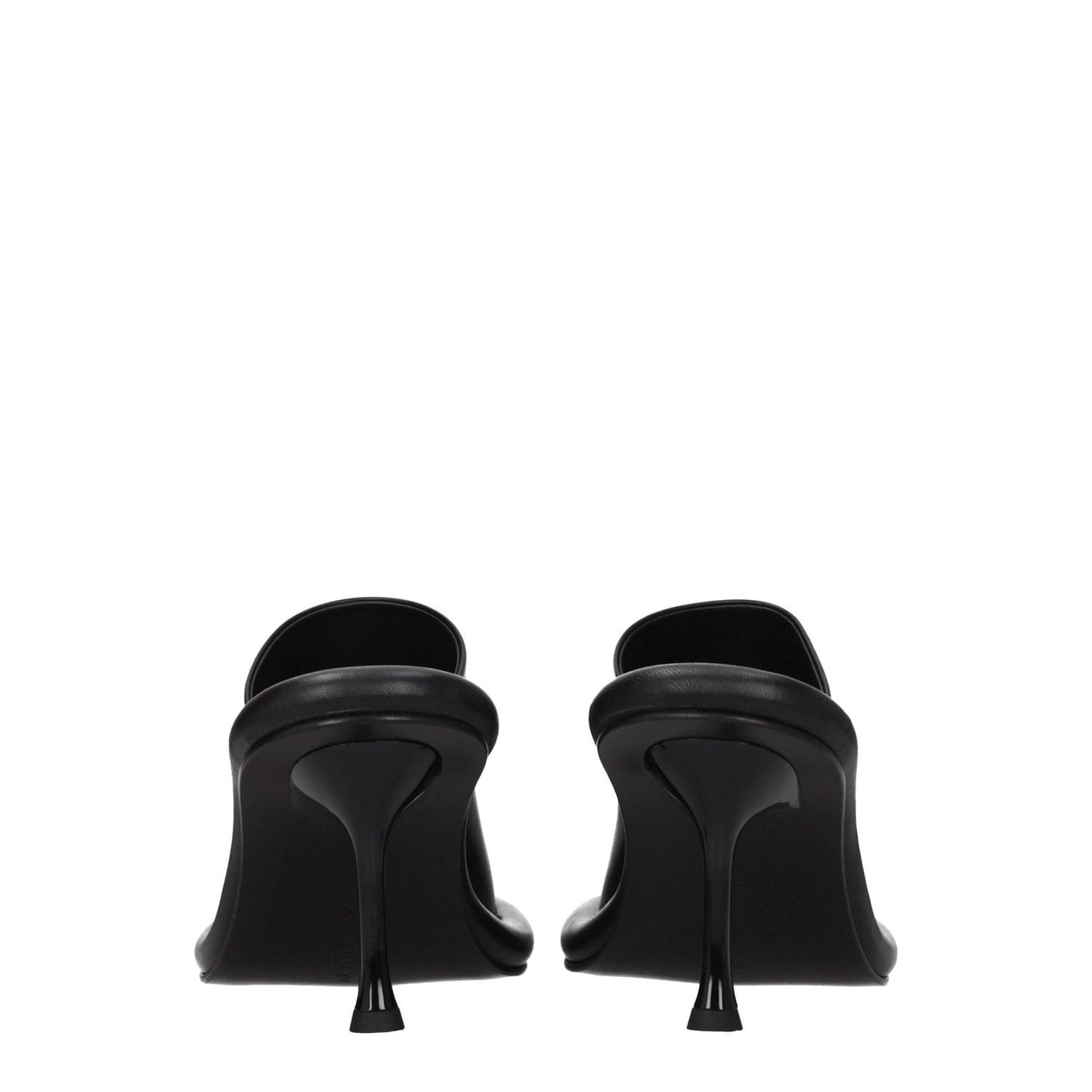 Jw Anderson Black Leather Stiletto Heels Sandals JW-8547362898185-EU40/US10