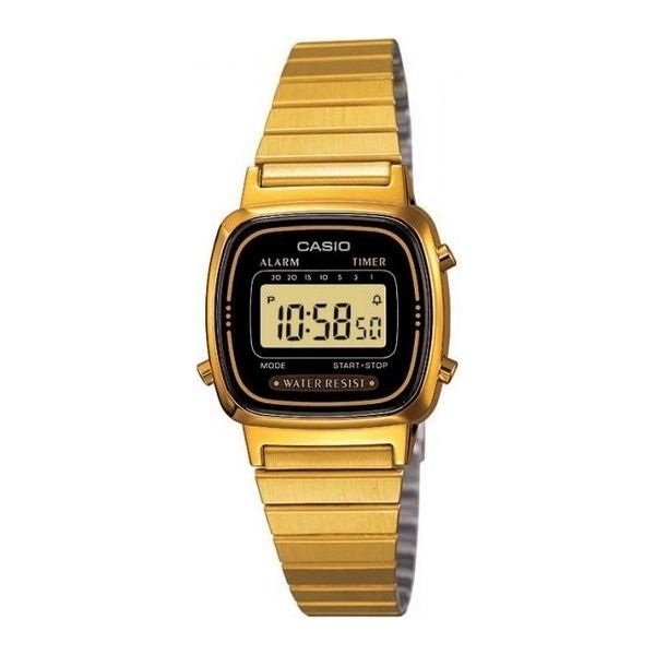 CASIO VINTAGE Mod. ICONIC MINI STEEL - GOLD BLACK LA-670WGA-1