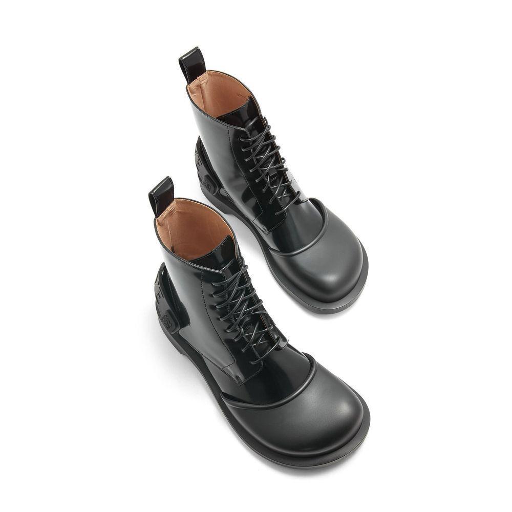Loewe Leather Lace-Up Boots LO-8735509938388-EU42/US9
