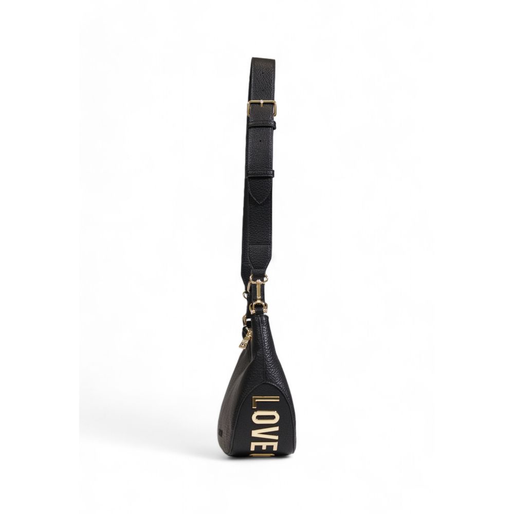 Side view of Love Moschino Bicolor Polyethylene Handbag for women, part of the Spring/Summer collection, made of polyurethane.