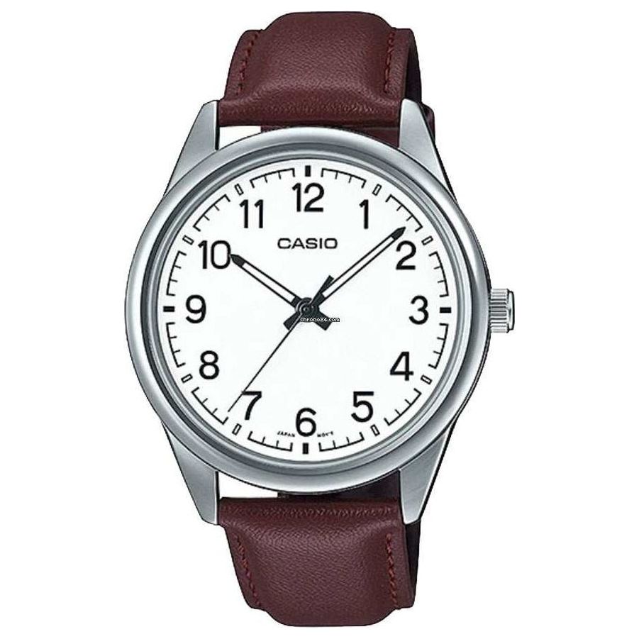 CASIO COLLECTION Mod. CASUAL. LEATHER - WHITE MTP-V005L-7B4UDF