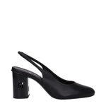 Max Mara Black Leather High Heel Pumps MA-8616497873161-EU38.5/US8.5