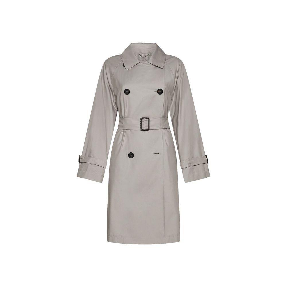 Max Mara Blend Cotton Trench Coat MA-8735522881748-IT46 | S
