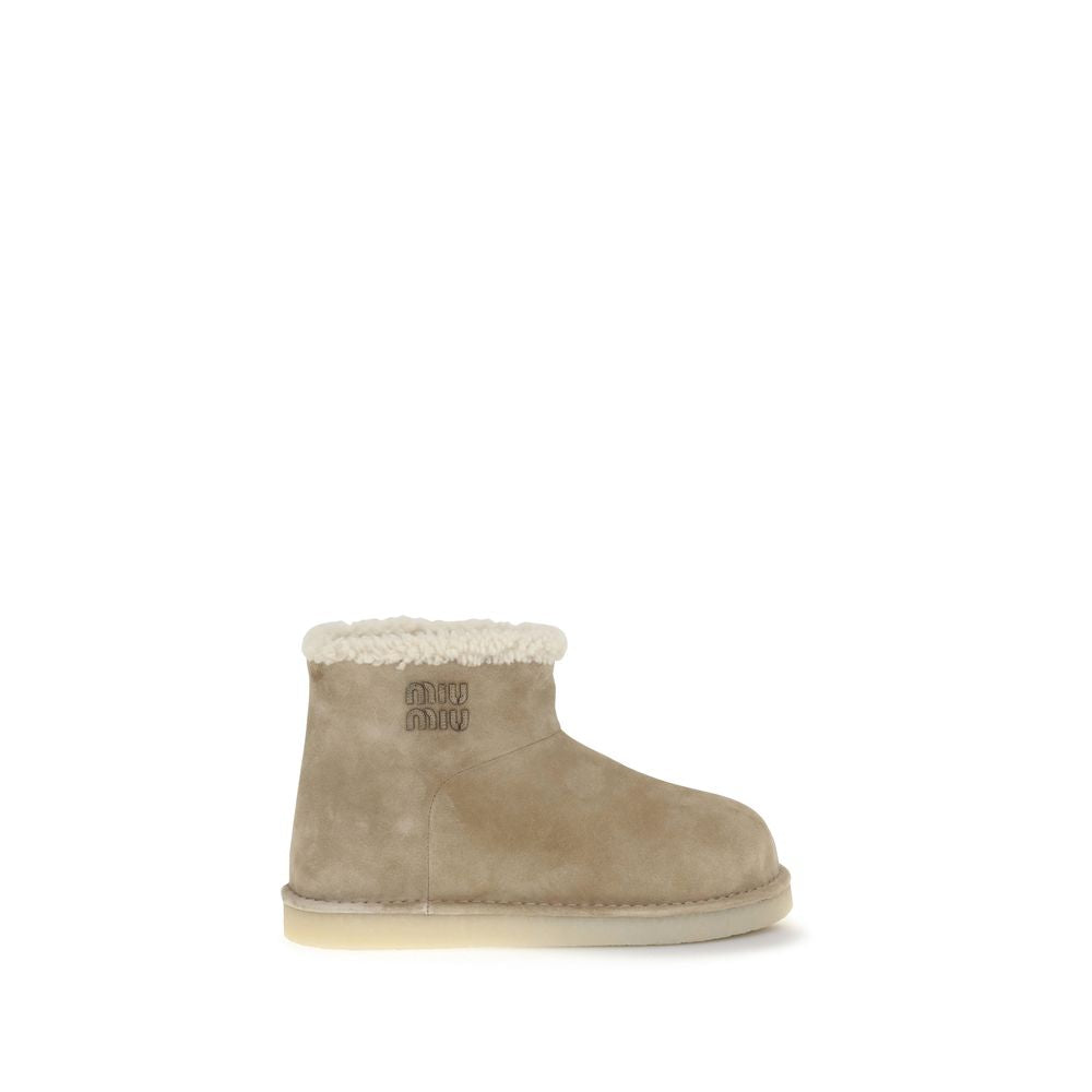 Miu Miu Furry Ankle Boots MI-5T515EFZF15Z0GF0F24-EU37/US7