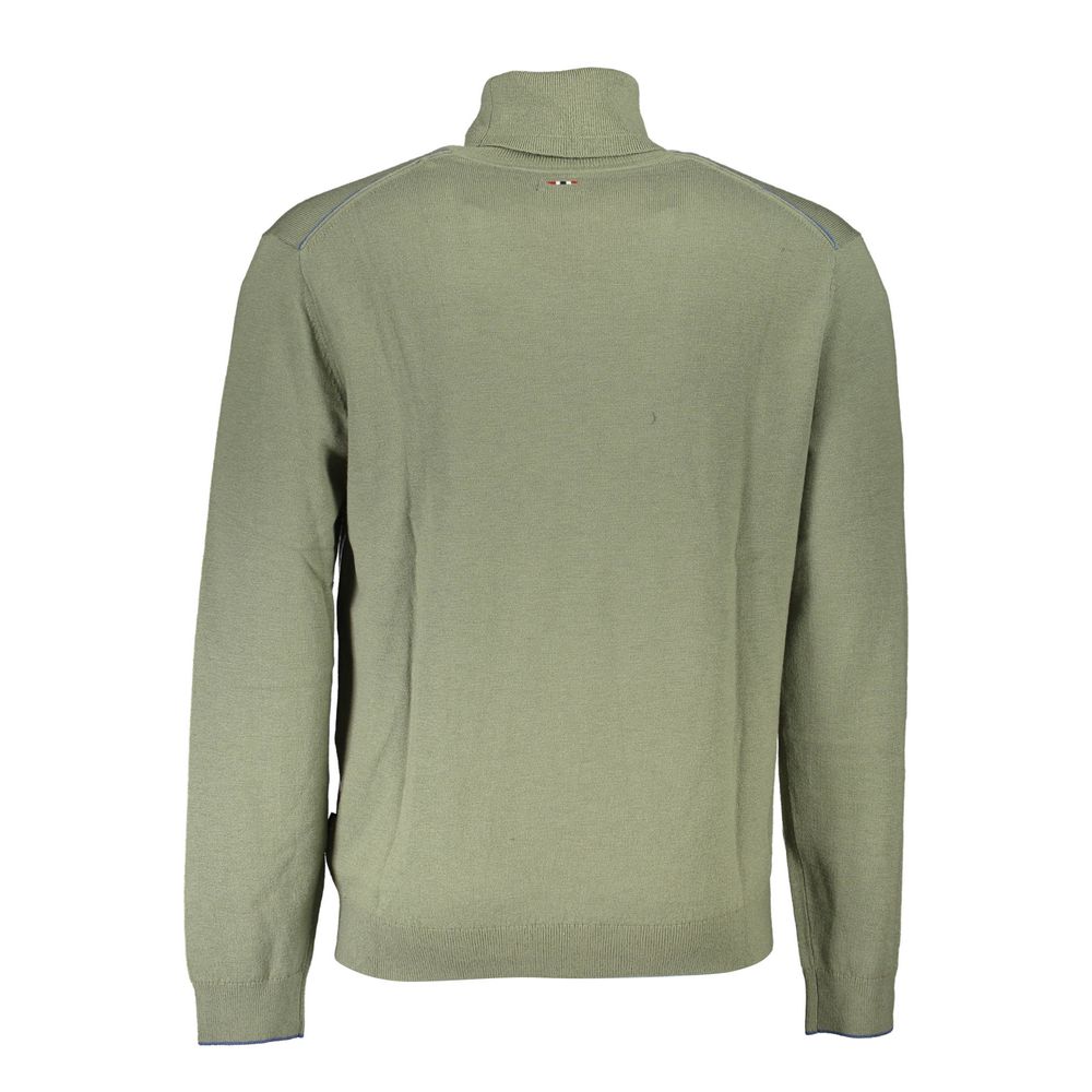 Napapijri Verde Wool Men Sweater Napapijri