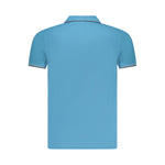 Norway 1963 Blue Cotton Men Polo Shirt NO-38528-S
