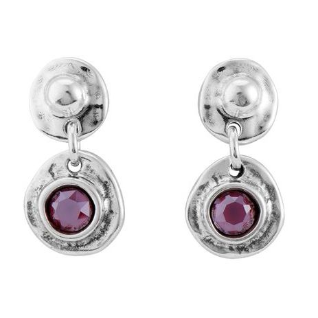 ORECCHINI UNO DE 50 MOD. UD_PEN0619ROJMTL0U DESIGNER FASHION JEWELLERY