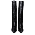 Paris Texas Black Leather High Heel Boots PA-14884841849097-EU37/US7