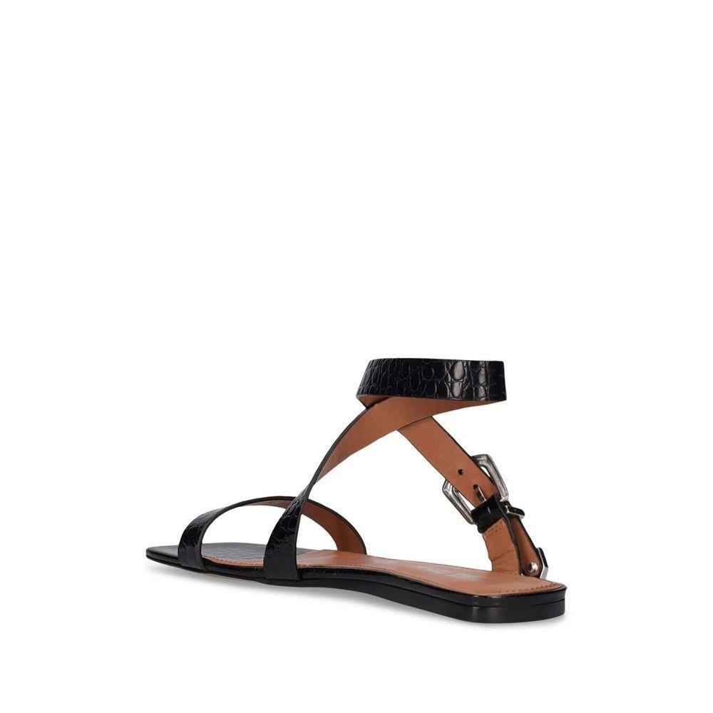Paris Texas Lauren Croco Flat Sandals PA-8854020161748-EU36/US6