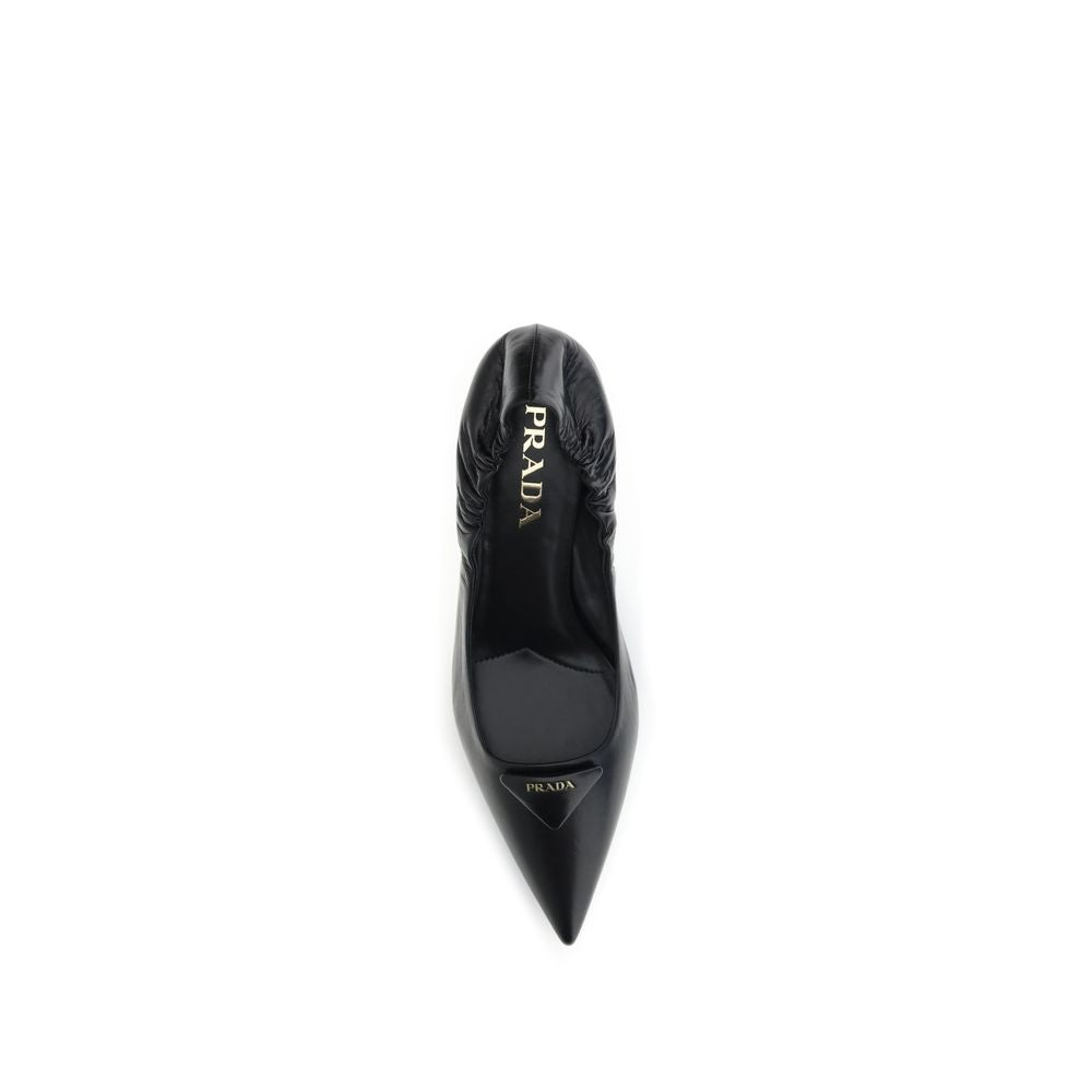 Prada Leather logo Pumps PR-1I188OF055070F0002-EU36/US6