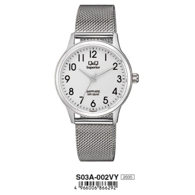 Q&Q SUPERIOR Mod. S03A-002VY WATCHES