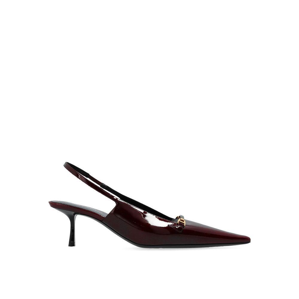 Saint Laurent 'Carine' Leather Slingback Pumps SA-8735550865620-EU35/US5