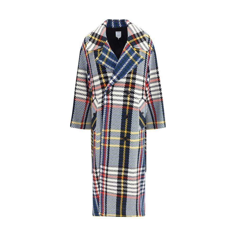 Sara Roka Check long Coat SA-S1R1482SA40038822-IT40 | M