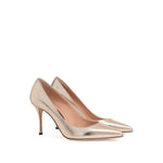 Sergio Rossi Godiva 090 Crack Mirror Leather Pumps SE-8735588942036-EU35/US5