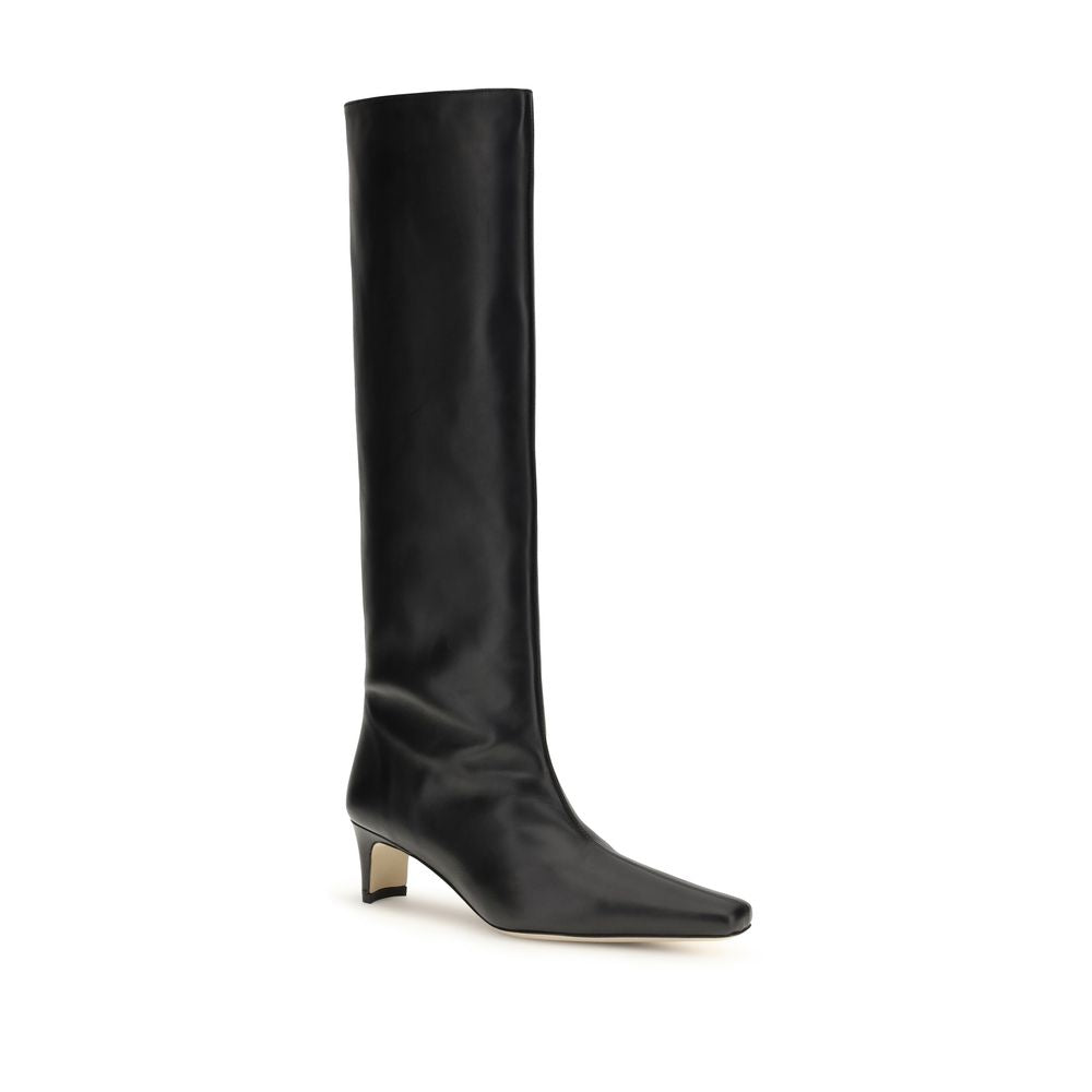 Staud Wally leather High Boots ST-F25P1001WLBLK-EU36.5/US6.5