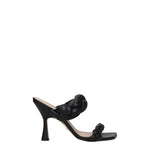 Stuart Weitzman Black Leather Stiletto Heels Sandals ST-8547354181897-EU37/US7