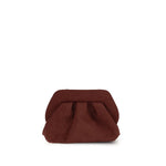 THEMOIRè Bios suede Clutch Bag THTMFW25TSUE120PRUNEBB