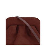 THEMOIRè Bios suede Clutch Bag THTMFW25TSUE120PRUNEBB