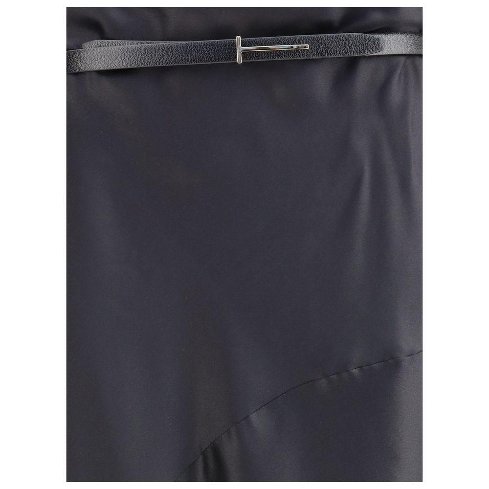 Tom Ford Satin long Skirt TO-GC5828FAX1664LB999-IT38 | S