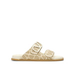 Valentino Garavani Toile Iconographe Flat Sandals VA-8735614533844-EU37/US7