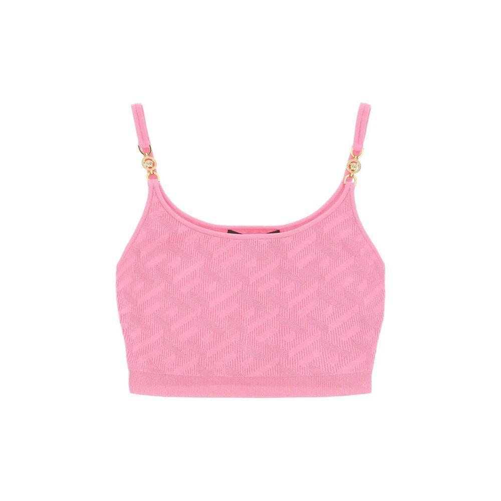 Versace La Greca Cropped Top VE-8736592527572-42